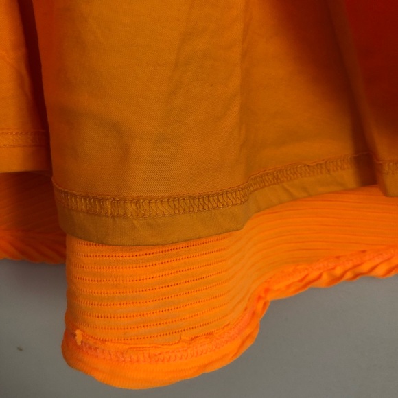 NWT Topshop neon orange mini skater skirt 6 - Picture 4 of 7